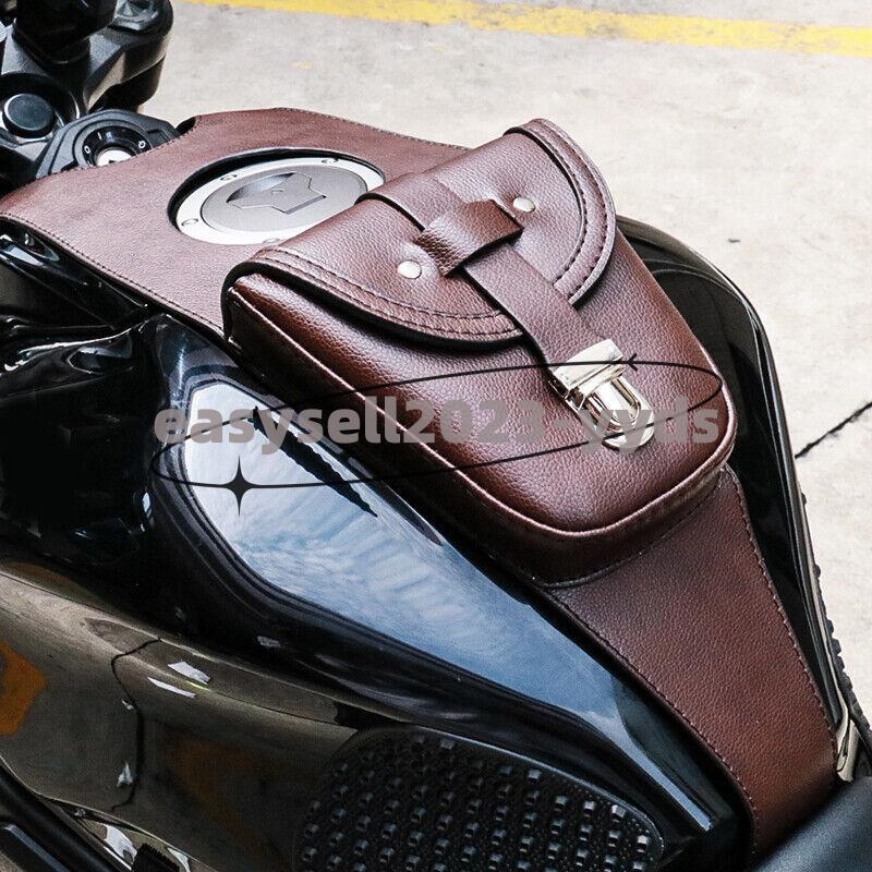 Motorcycle Oil Fuel Tank Cover PU Panel Saddle Bag for Honda CB650R 2019-2021