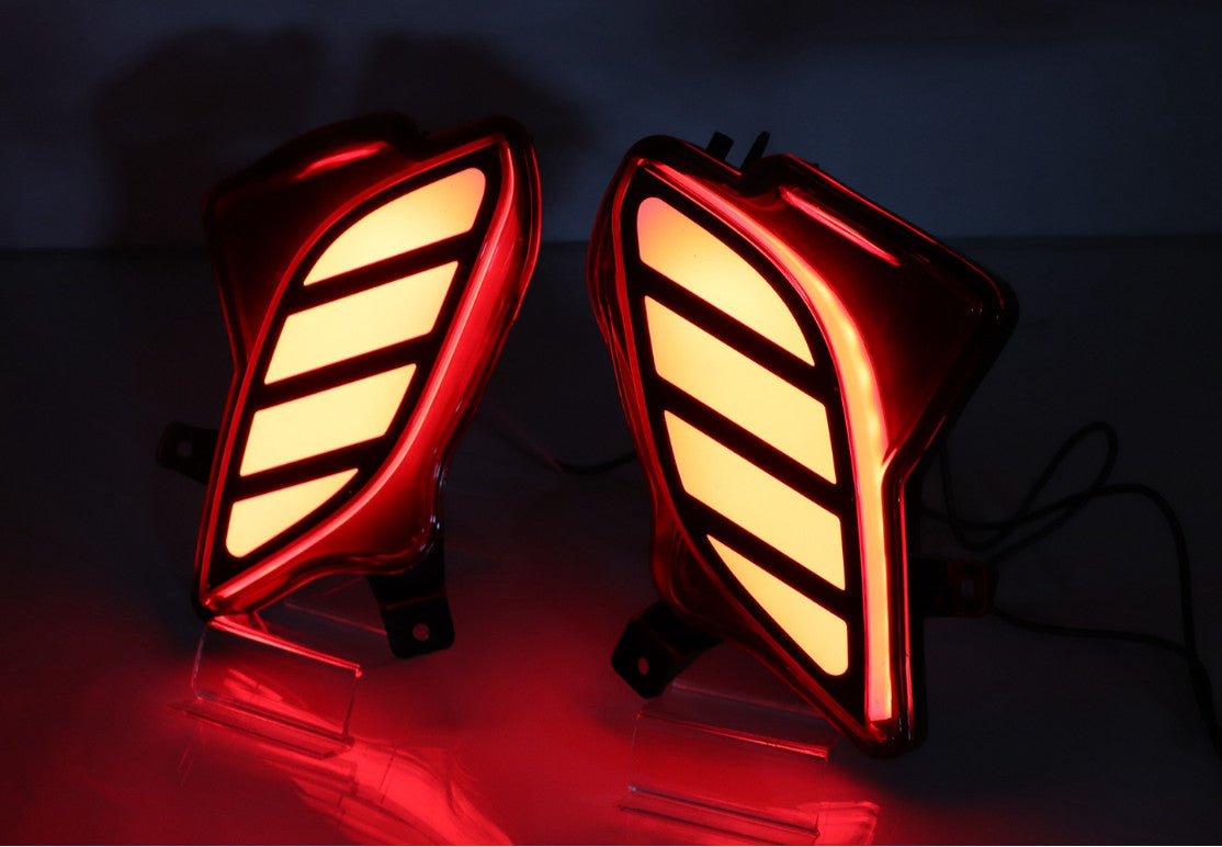 for Toyota Highlander 2020-2022 LED Rear Fog Light Tail Bumper brake Light Sets
