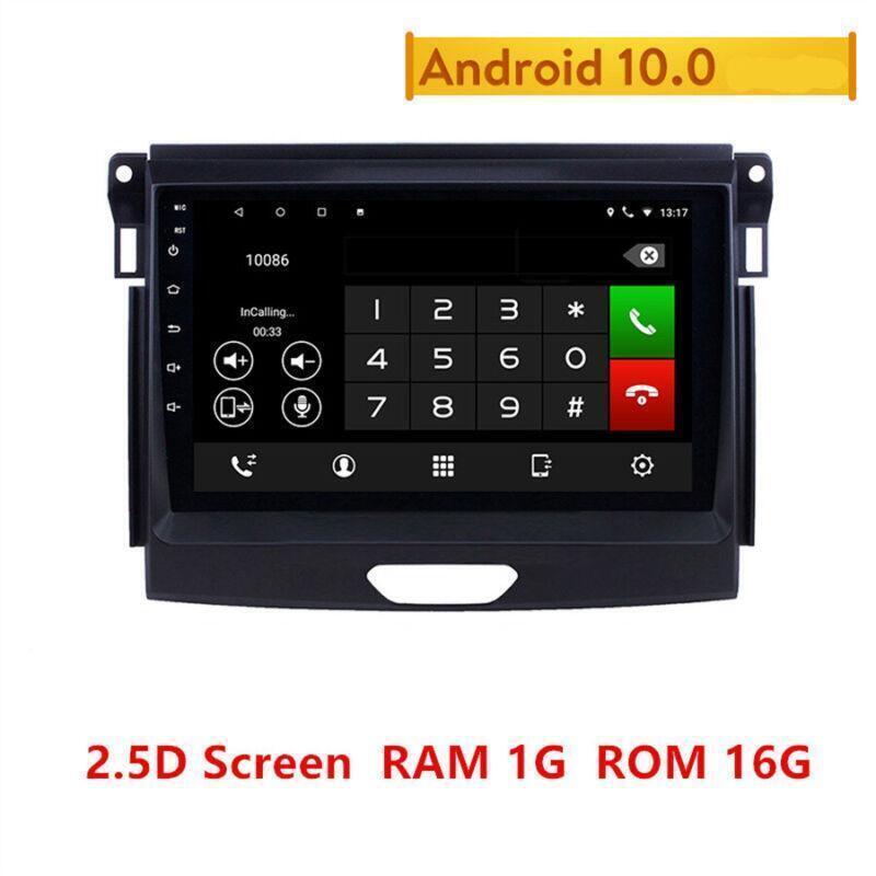 2.5D Screen 9 Car GPS Multimedia Player Android 10.0 for Ford Ranger 2016-2019