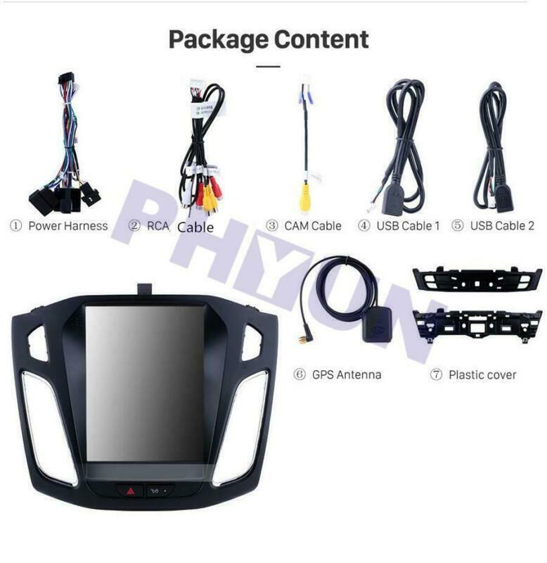 9.7 Vertical Android 9.1 Car Stereo Radio Player GPS for Ford Focus 2012-2015