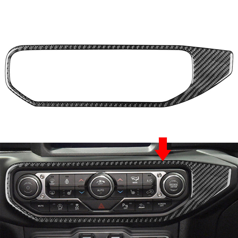 for Jeep for Wrangler JL JLU 4XE Gladiator JT AC Climate Control Cover Trim