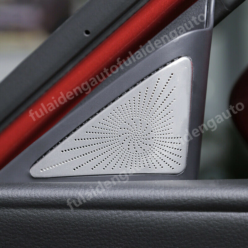 for Mazda 3 Axela 2019-2022 Silver Titanium A Pillar Horn Frame Cover Decor Trim