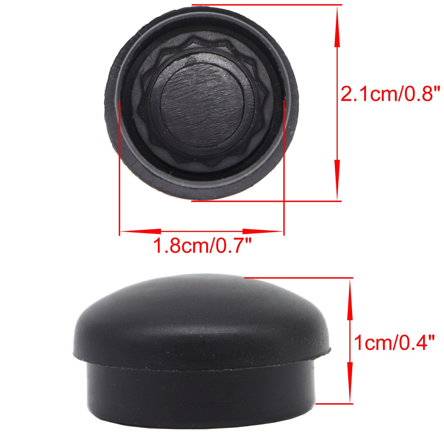 4X for Audi TT 8N 8J 8S Car Front Windshield Wiper Arm Nut Cap Bolt Rocker Cover