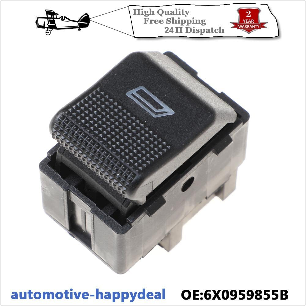 2PCS Electric Window Control Switch for VW LUPO 6X1 6E1 Polo 6N2 6X0959855B