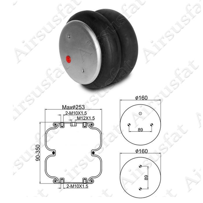 For Firestone Contitech Air Suspension Shock Spring Bag Assembly W01-358-6956
