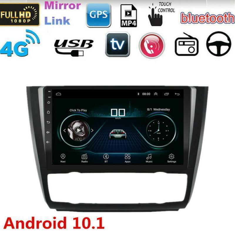 9 Inch Android 10.1 Car Radio GPS For 04-11 for BMW 1 Series E81 E82 E87/88 Auto A/C