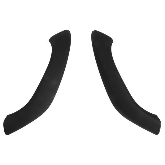 2 Pcs Fits for BMW X1 X2 F48 F49 2016-2021 Black Inner Door Pull Handle Cover Trim
