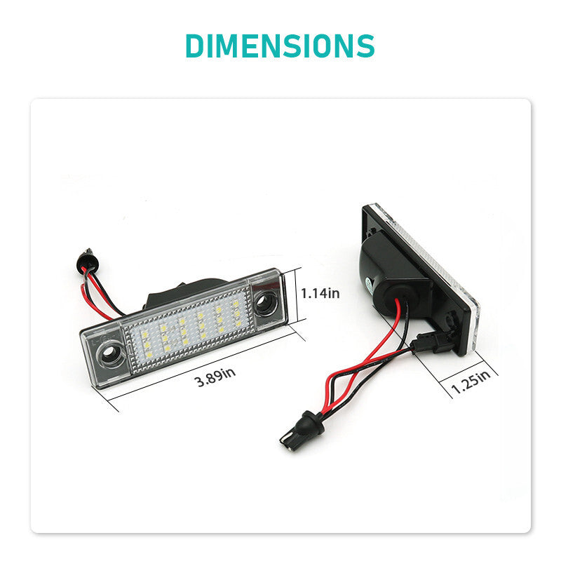 Led Rear License Number Plate Light Lamp for Chevrolet for Cruze 2010-2015 US