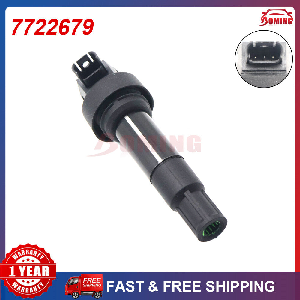 Brand new ignition coil 7722679-02, compatible with for BMW K1600GT, K48, and K61 motorcycles (2014-2017).