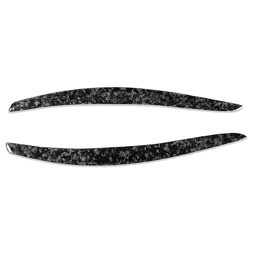 2x Front Headlight Eyebrow Eyelid Cover Trim for BMW 3 Series E92 E93 2006-2012