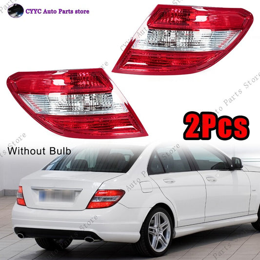 1 Pair Tail Light cover for Mercedes Benz W204 C180 C200 2007-2010 Brake Light