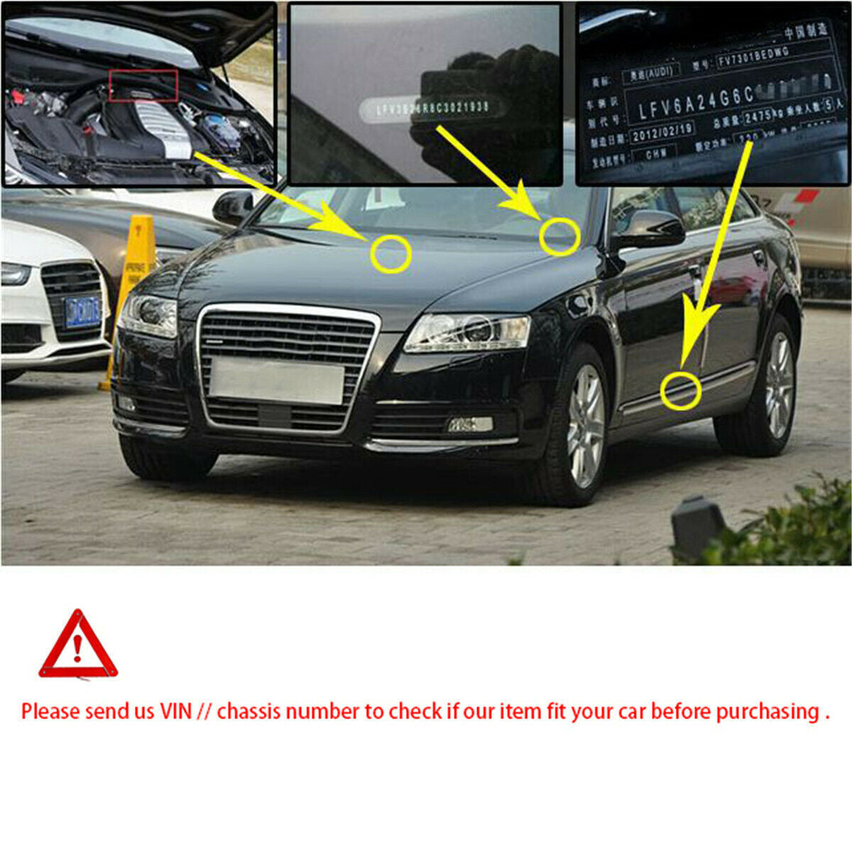 Front upper left control arm for Audi A6 Avant for A8 4E0407509B