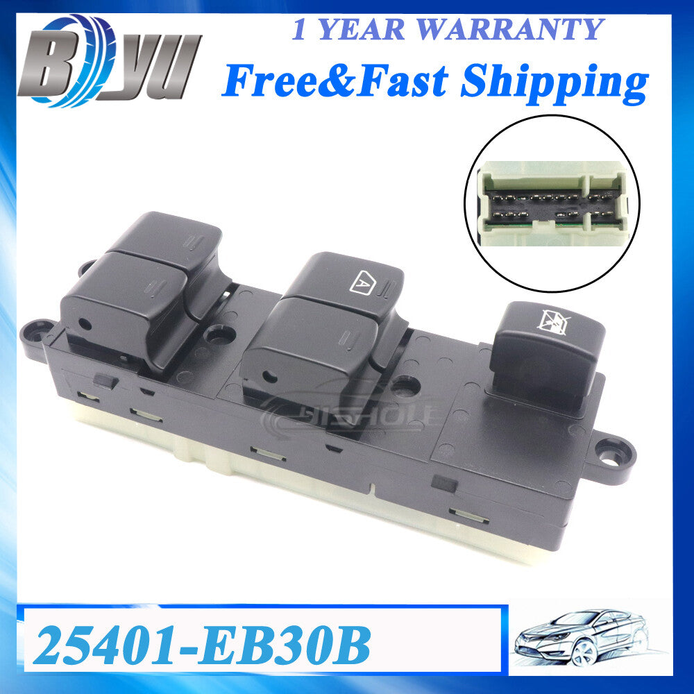 Power Window Master Switch Control for Nissan Navara D40 2007-2015 25401-EB30B
