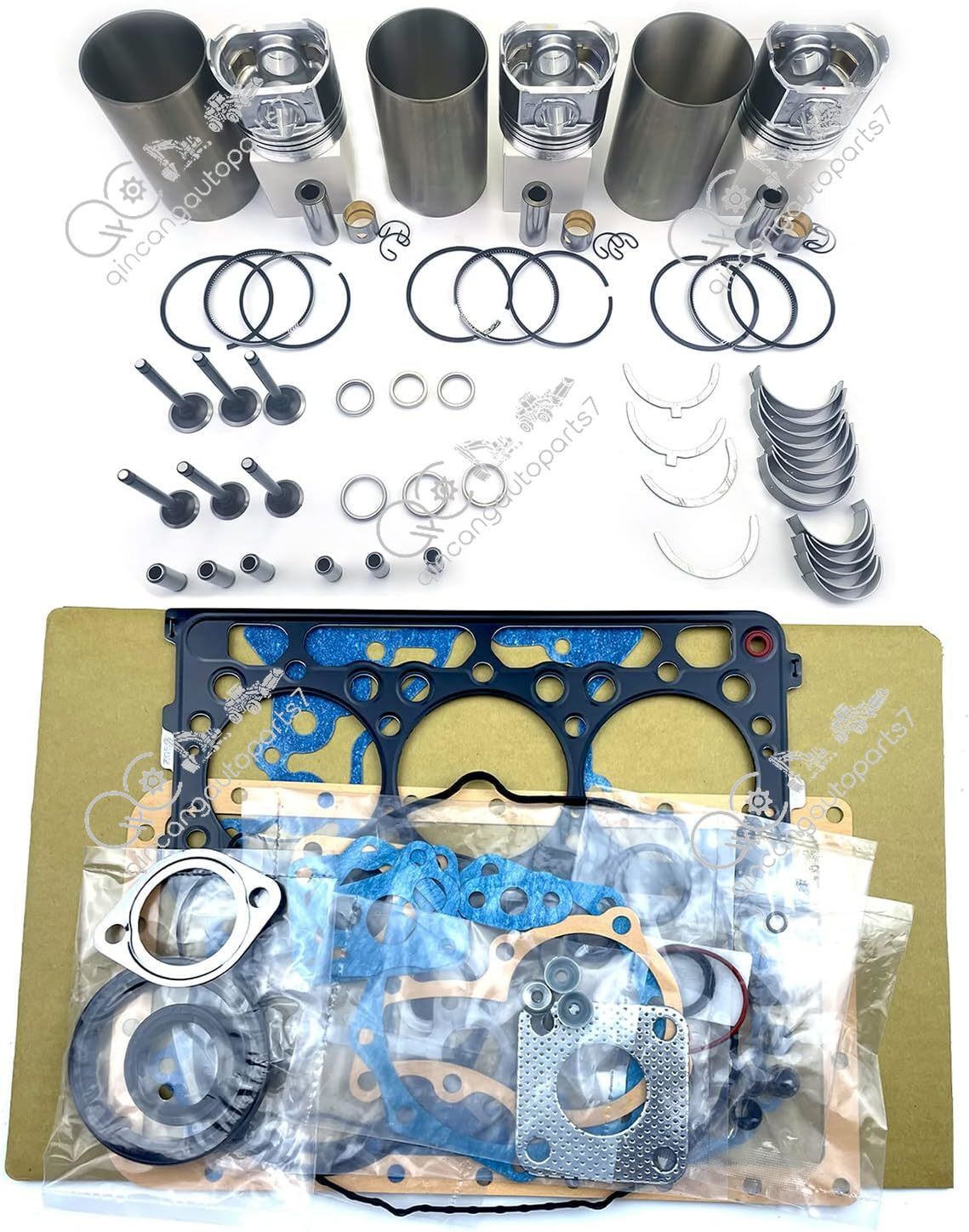 3KC1 Overhaul Rebuild Kit for 3KC1 for Isuzu EngineHANIX S15 B15 Excavator Sumitomo
