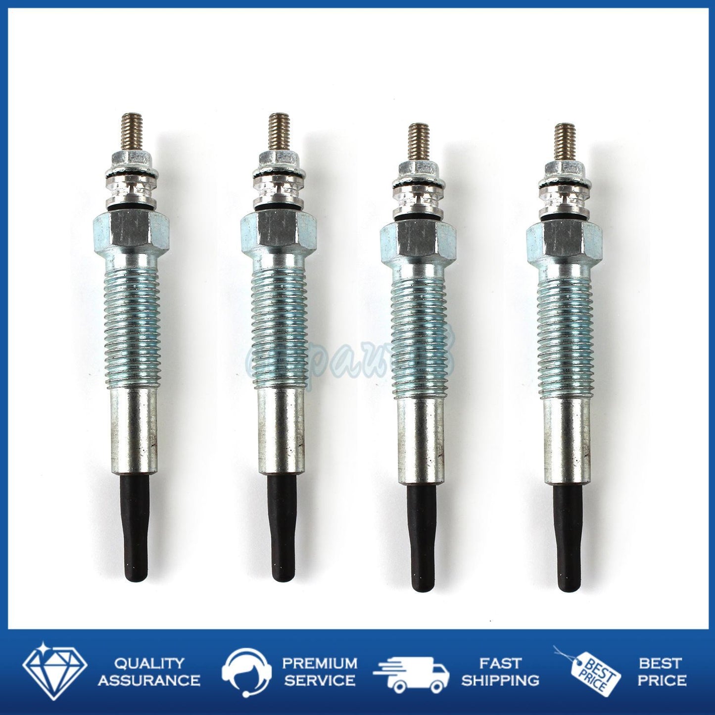 Set of 4pc Glow Plug 4900224 For A2300 Engine for Nissan G10 N16