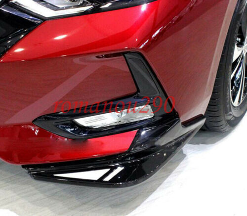 for Nissan Sentra 2020-2023 Glossy black Front Bumper Side Spoiler Cover protect