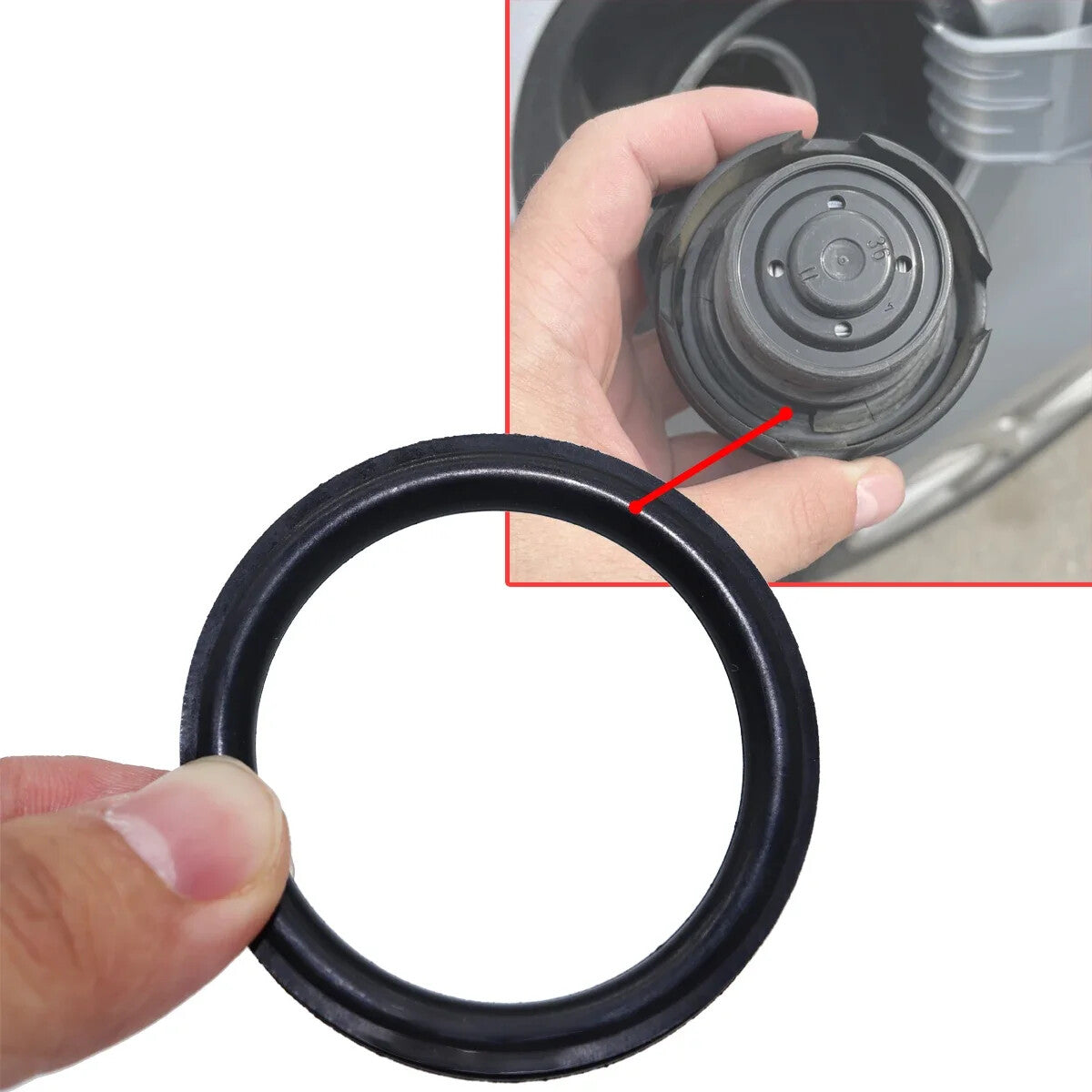 Fuel Cap Seal for SKODA YETI FABIA OCTAVIA SUPERB Gas Cap Repair Rubber Gasket