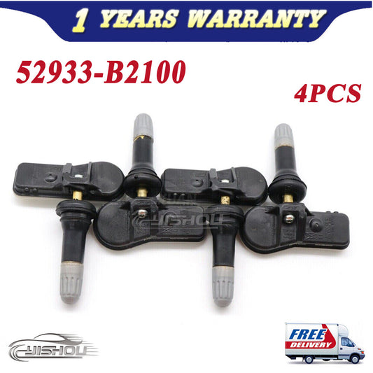 New 4PCS TPMS Tire Pressure Monitor Sensor 52933-B2100 for 2014-2019 for Kia Soul