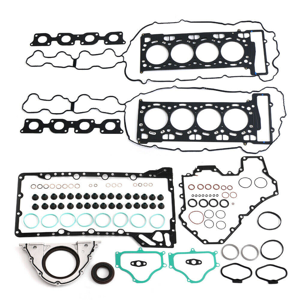 N63 Engine Overhaul Rebuild Kit Main Bearings Guide Set Pistons Rings for BMW