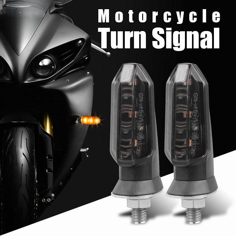 4pcs Smoke Motorcycle LED Turn Signal Blinker Light Indicator for Suzuki for Yamaha