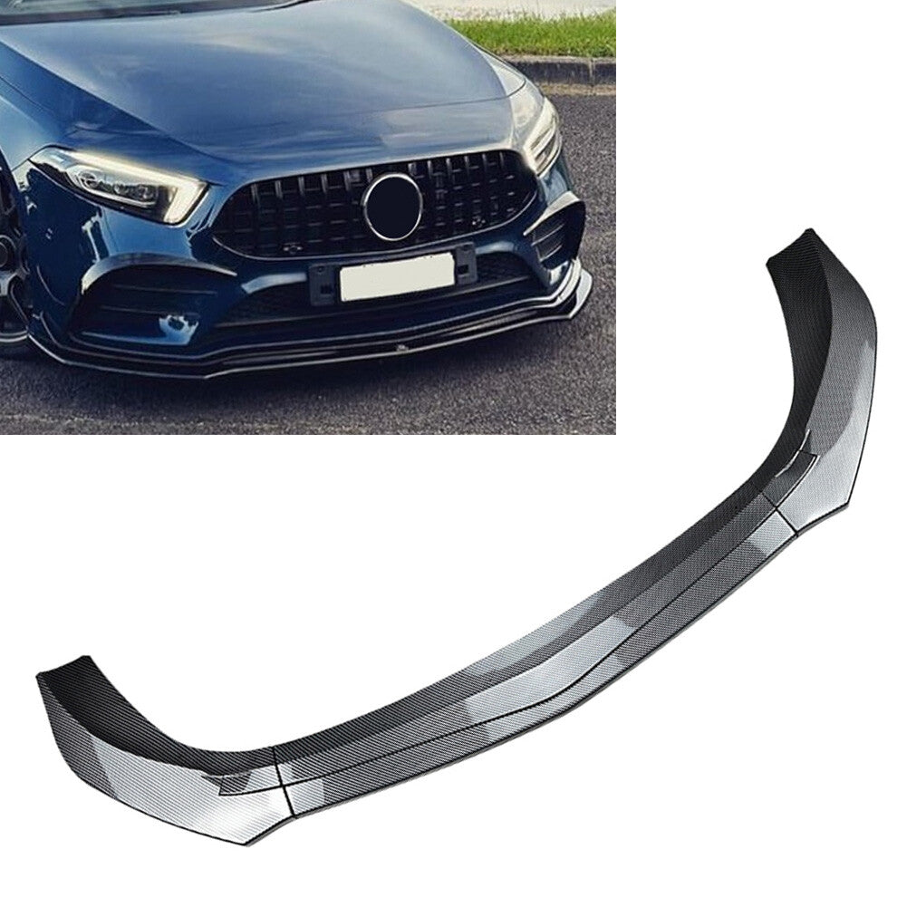 Front Bumper Lip Spoiler Body Kit FIT for Benz A-Class W177 2019-2022