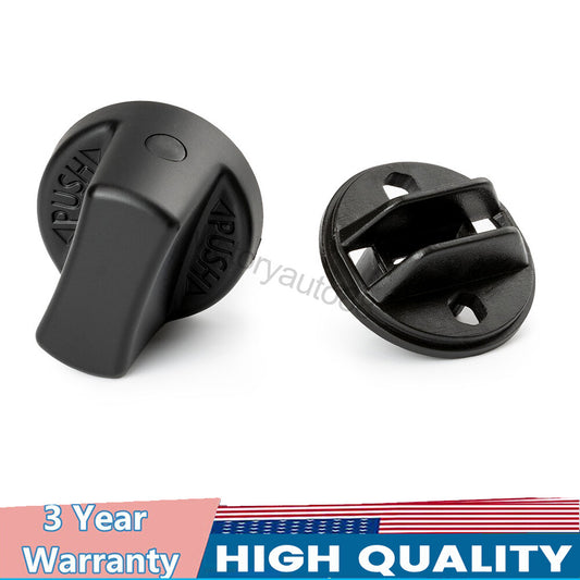 2-Piece Keyless Ignition Start Switch Blade Cap and Insert for Mitsubishi Lancer 08-17