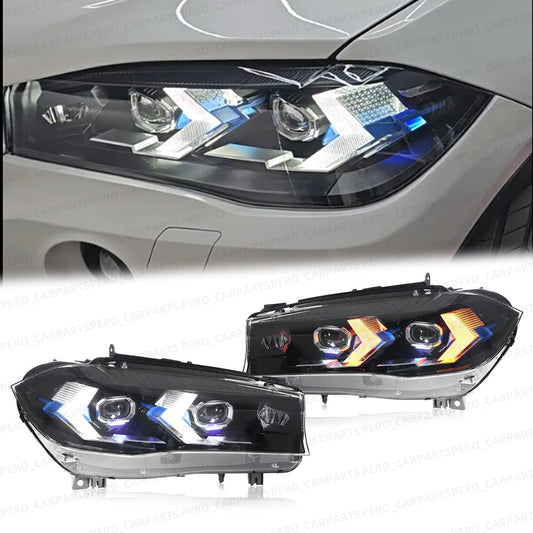 for BMW X5 F15 X6 F16 2014-2018 F95 X5M LCI Style LED Headlight Assembly