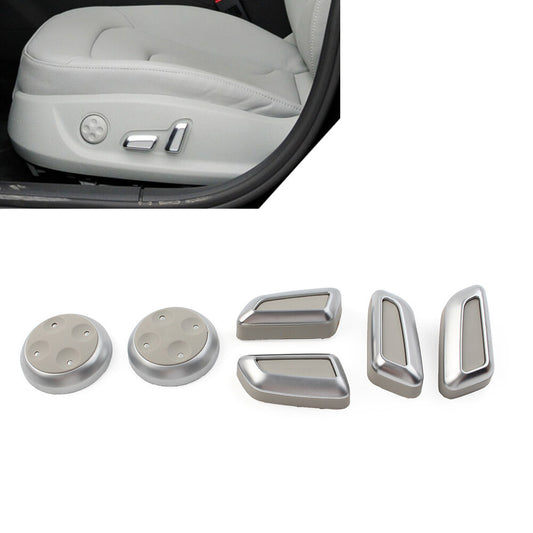 Fit for Audi A3 A4 A5 A6 A7 Q3 Q5 Car for Seat Switch Adjustment Button Cover Kit Grey