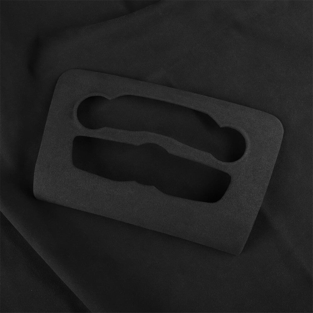 Suede Black Gray Central Control Air Condition AC Trim for Dodge Charger 2015-23