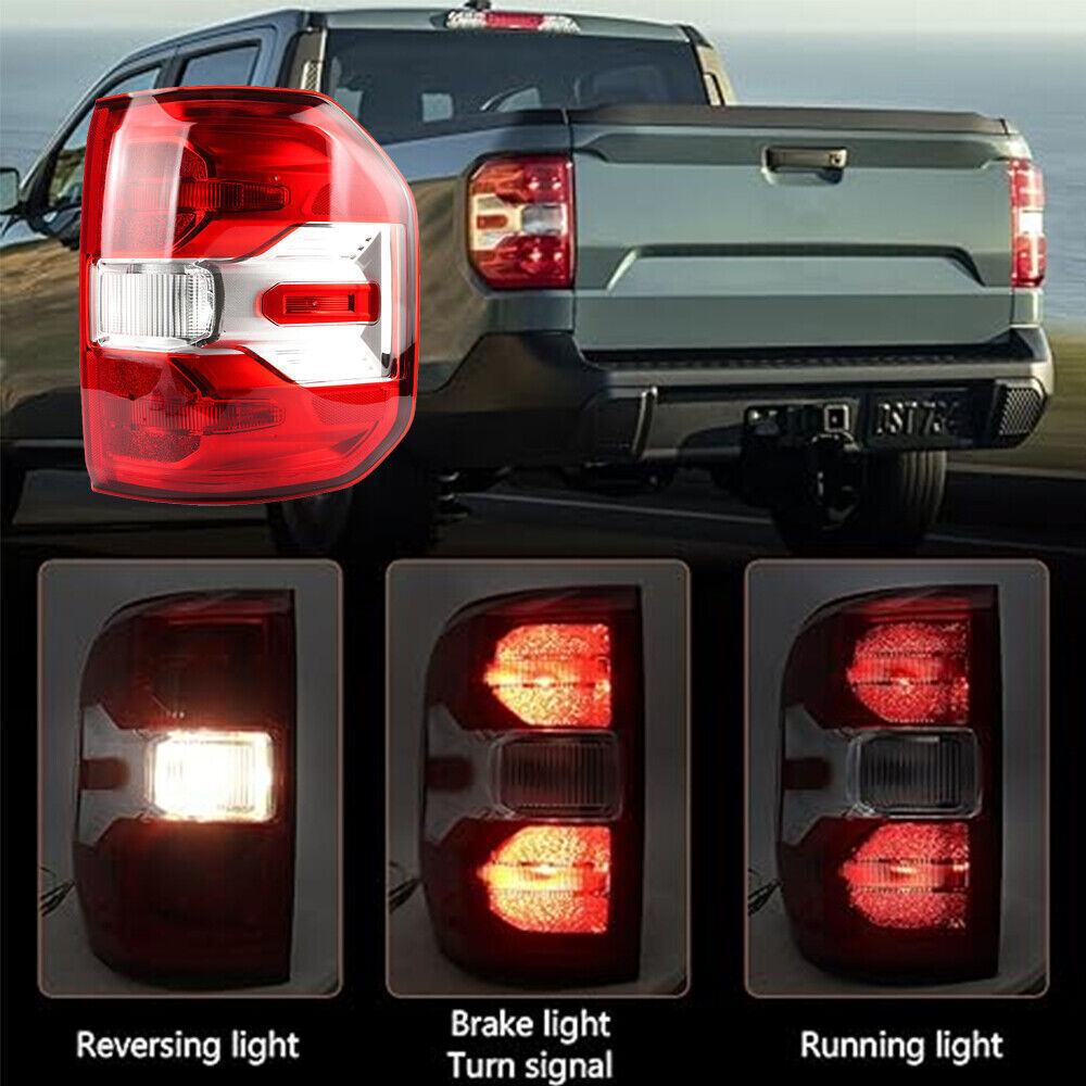 Pair Left Right Halogen Tail Light Brake Lamp For 22-2024 for Ford Maverick XL XLT