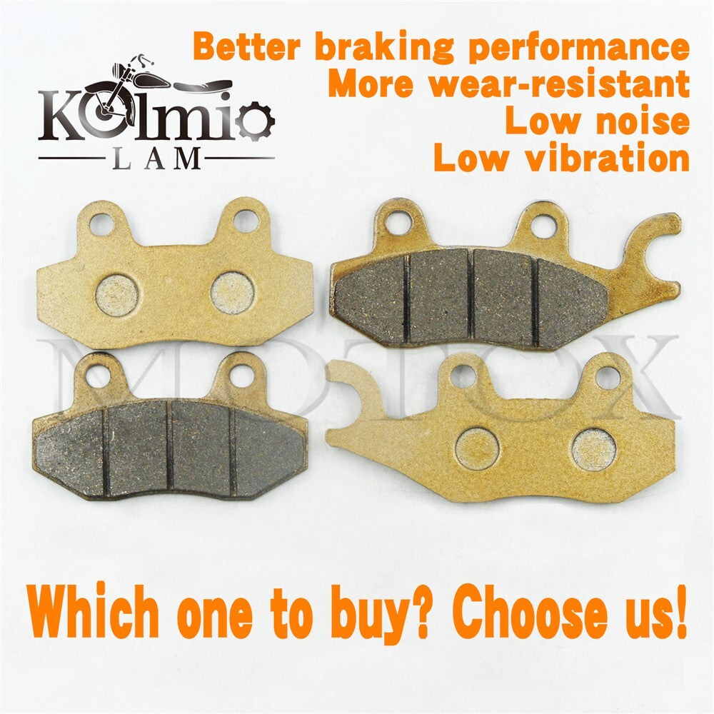 Kolmio-LAM Ceramic Front Rear Brake Pads Fit for KAWASAKI 300 ABS Z300 EX