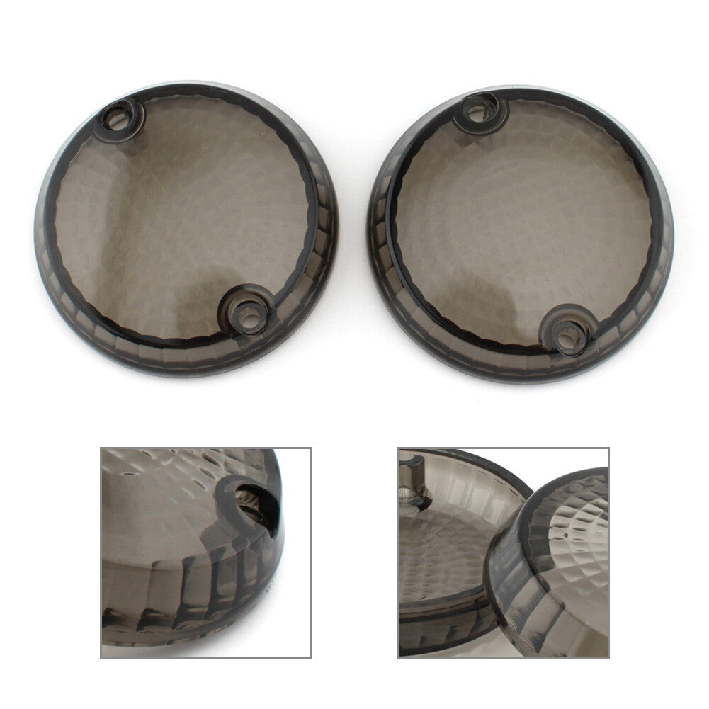 Turn Signal Lens Cover Fit for Kawasaki Vulcan 1500 Classic Mean Streak Smoke mo