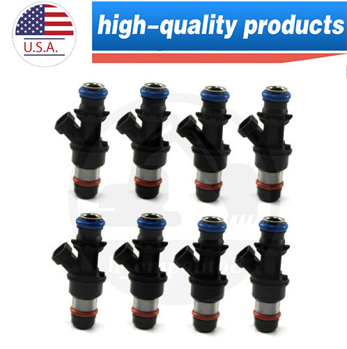 8PC Fuel Injectors 17113698 1711553 for Delphi for Chevy Savana 1500 FJ315