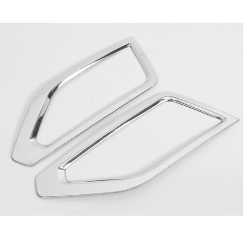 Chrome Front Fog Light Frame Cover Trim For 2018-2020 for Volkswagen Atlas Stainless