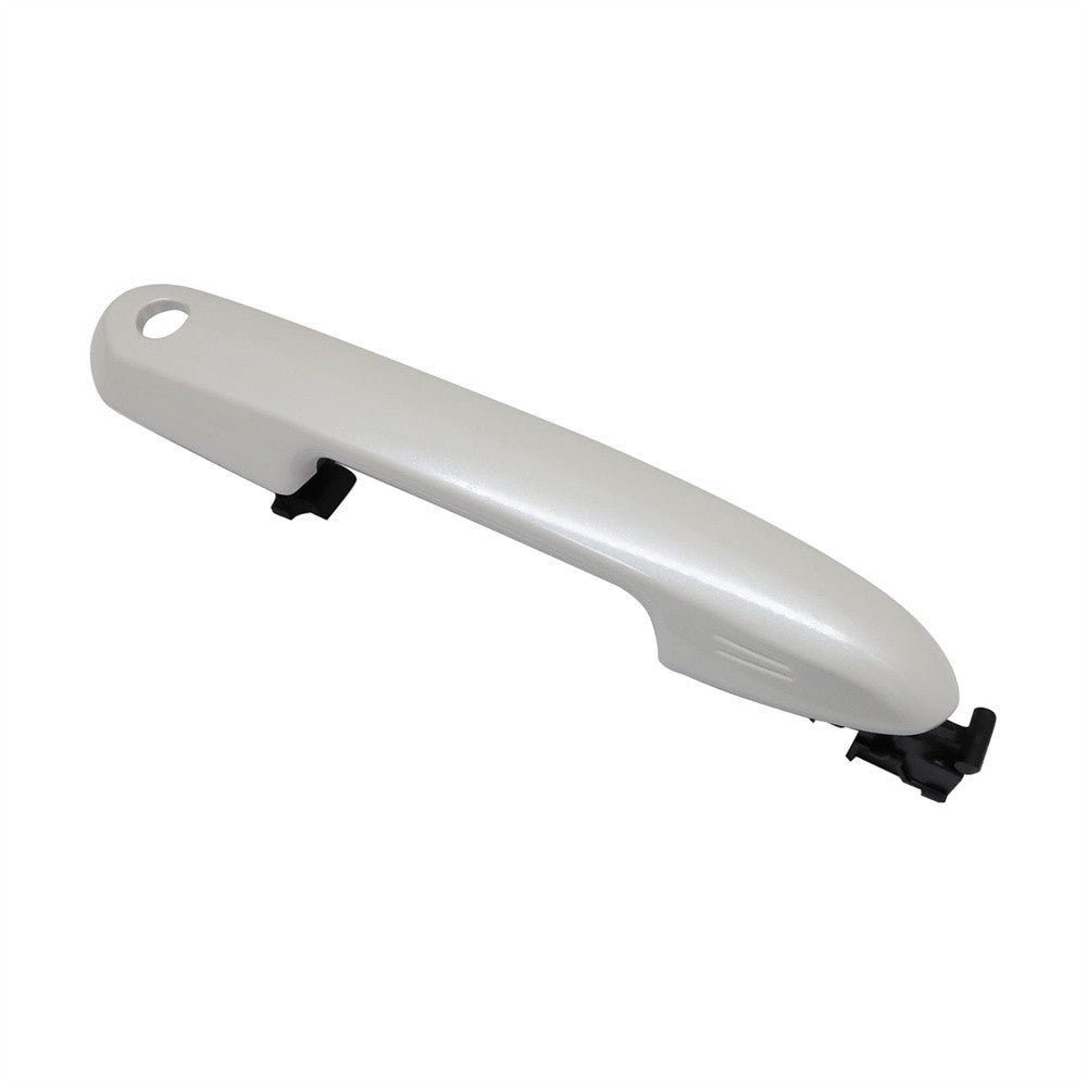 Front Left Exterior Door Handle Pearl White for Toyota RAV4 Highlander 2019-2023
