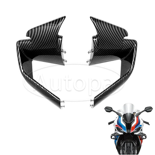 Front Spoiler Fixed Wind Winglet for BMW S1000RR M1000RR 2019-2022 Carbon Fiber