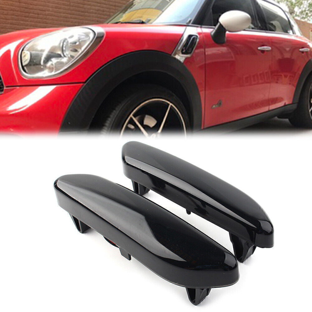 Black LED Side Marker Light Signal Lamp for Mini Cooper R60 Countryman R61 12-17