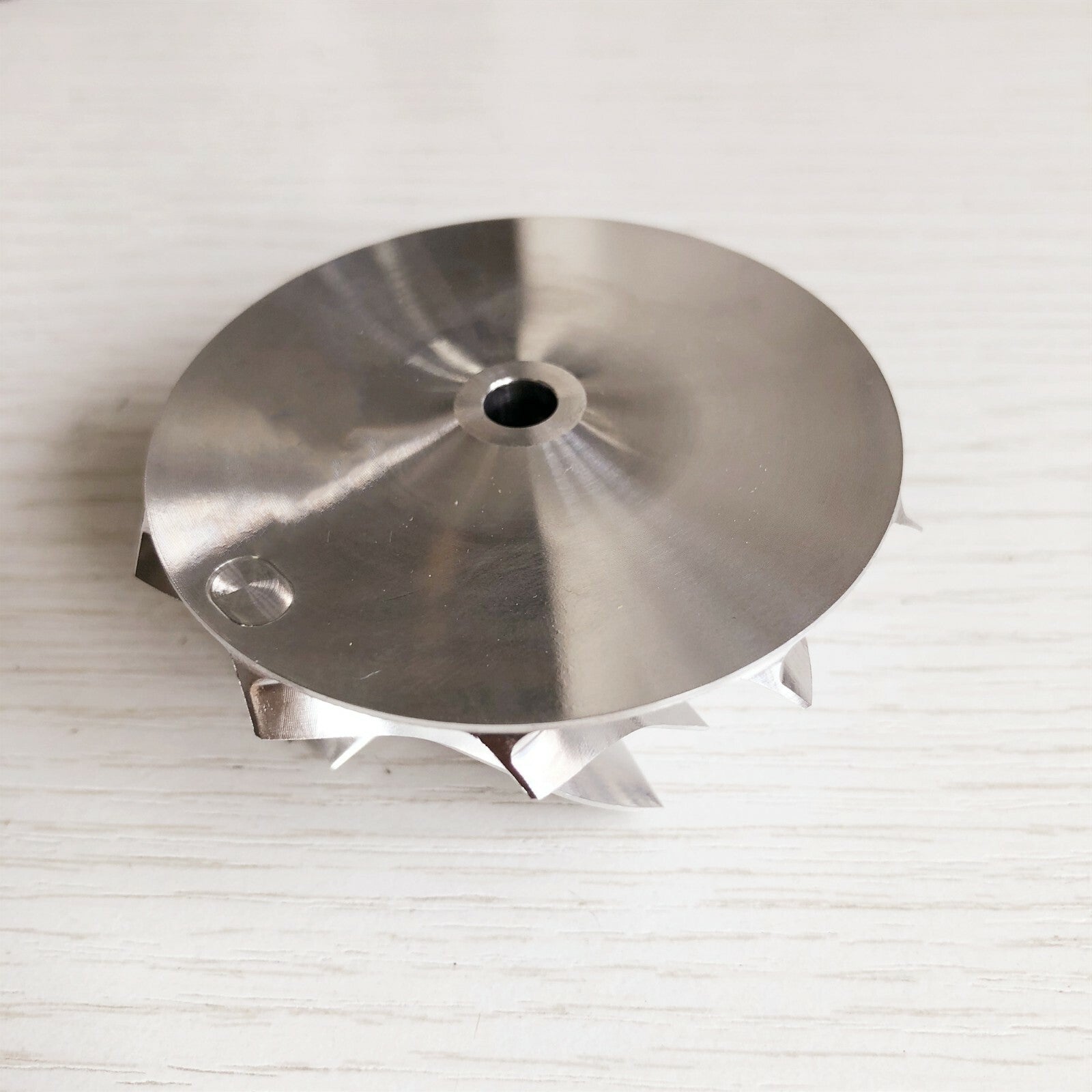 RHF5HB 49.62/61.98 mm 5+5 blade high-performance turbine blank compressor wheel