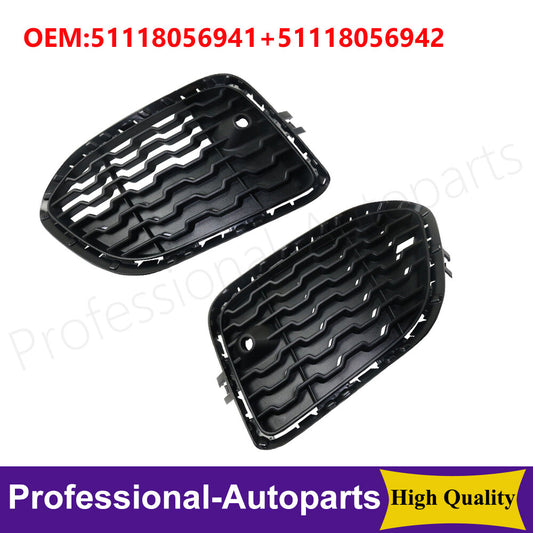 1Pair Front Left+Right Bumper Grille Cover For 2015-2017 for BMW X3 15-18 X4