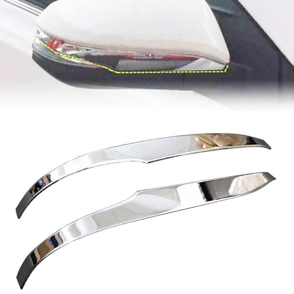 ABS Chrome Side Mirror Trim Rear view Cover Below for Toyota Voxy R80 2018-20 19