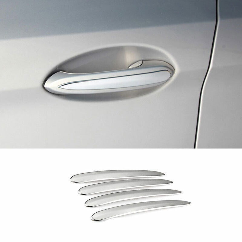 for BMW X5 G05 2019-2023 Silver Steel Exterior Outside Door Handle Cover Trim 4P