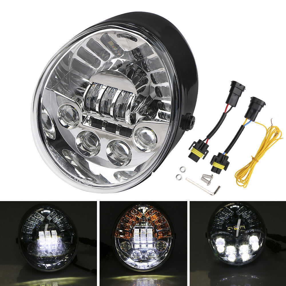 Motorcycle LED High/Low Headlights for Harley V-Rock VROD VRSCA VRSC VRSC/V-ROD 60W
