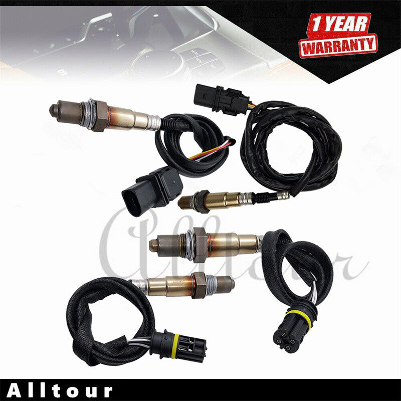 NEW 4Pcs O2 Oxygen Sensor Upstream+Downstream for BMW 335i 2007-2010 3.0L