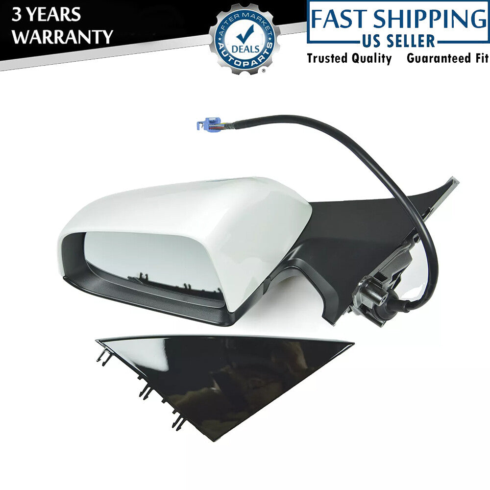 White side mirror on the left driver's side, suitable for Tesla for Model Y 2020 - 2023 1594111-00-C
