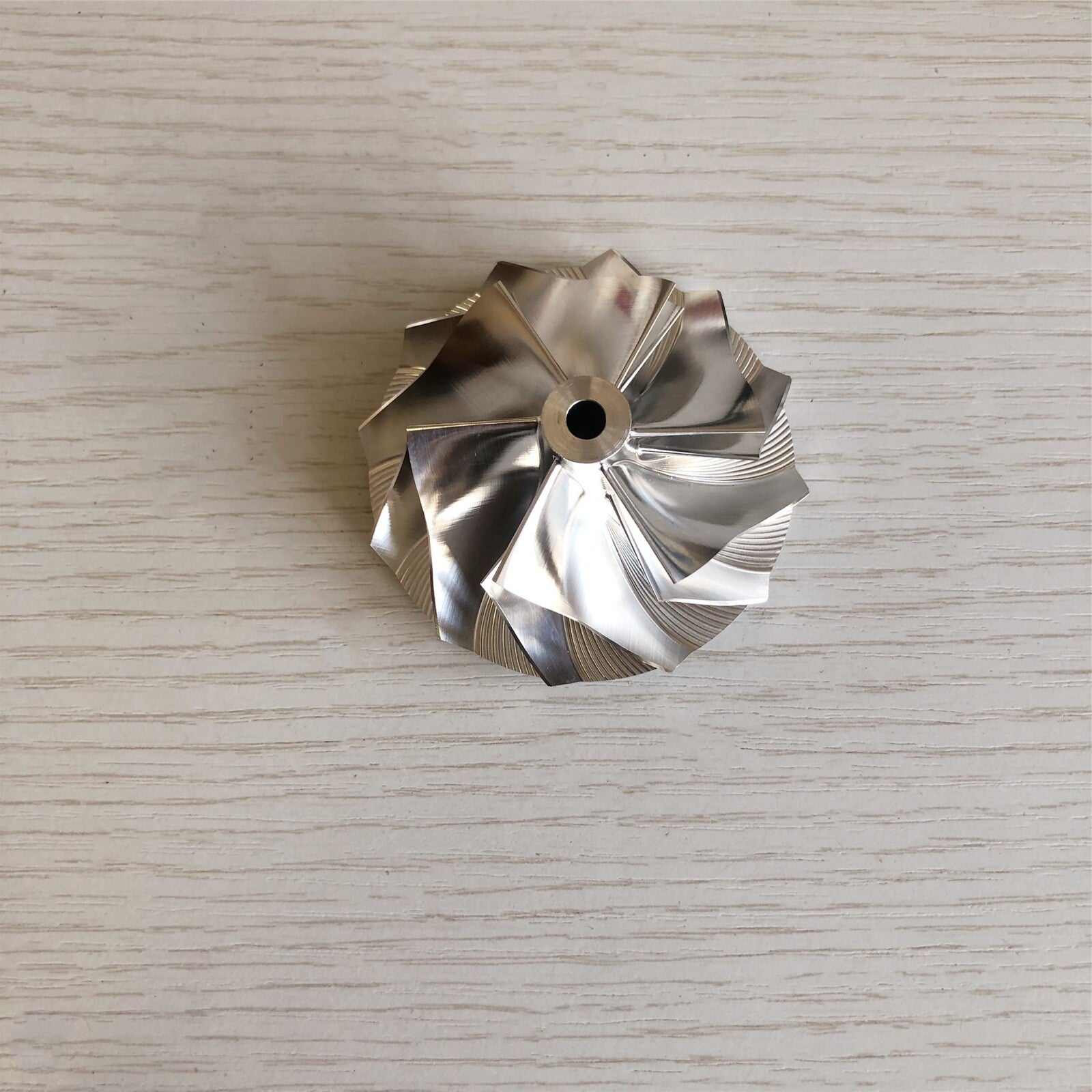 GT15-25 47.10/63.40 mm 6+6 Blade Performance Turbine Billet Compressor Wheel