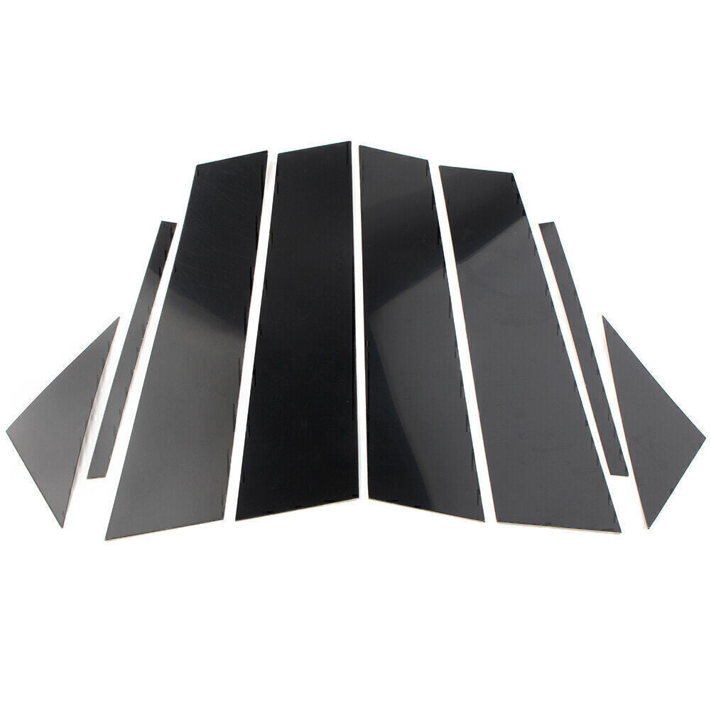 Gloss Black Pillar Posts 8pcs Set Door Trim for Mazda 3 Sedan 2019-2021 2020