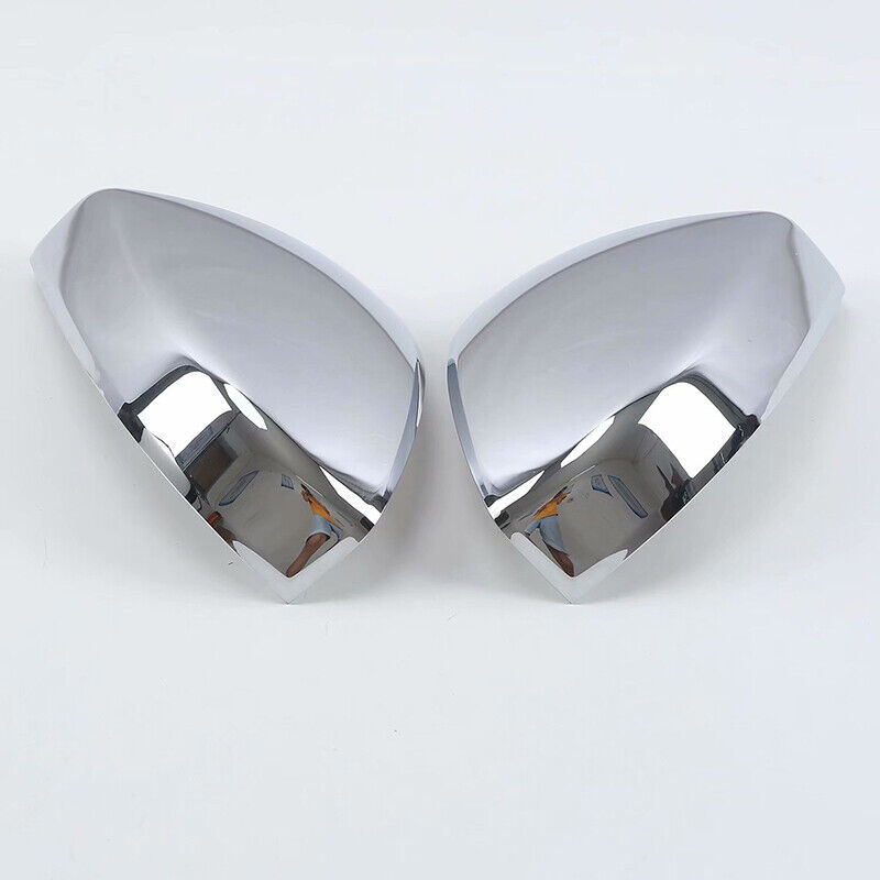 2P Chrome Rearview Side Mirror Moulding Cover Trims for Jaguar F-PACE 2016-2020