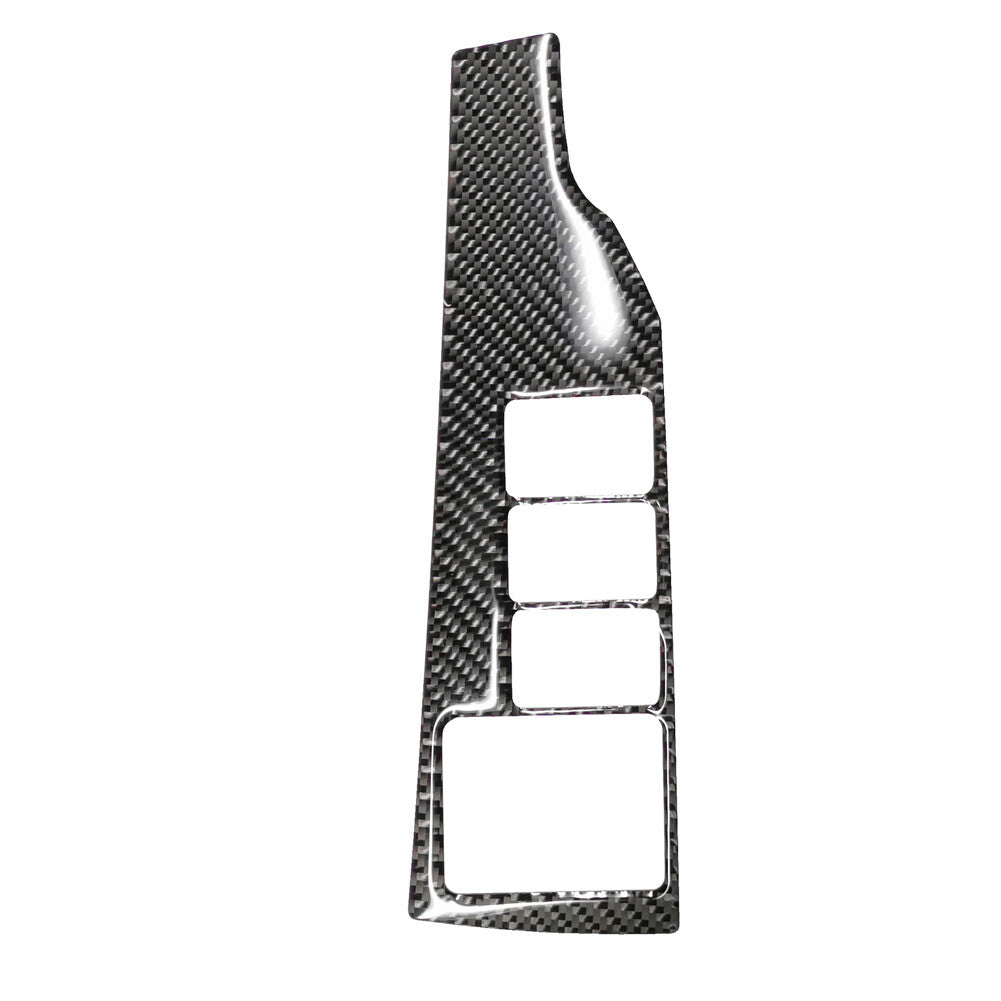 Headlight Button Trim Strip Interior Carbon Fiber for Toyota for Corolla 2014-2018