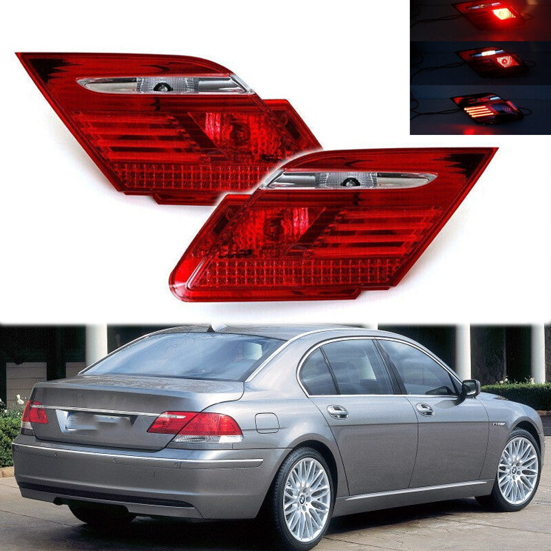 2Pcs Tail Light Rear Inner Lamp For 2005-2008 for BMW 7 Series E65 E66 745i 750Li