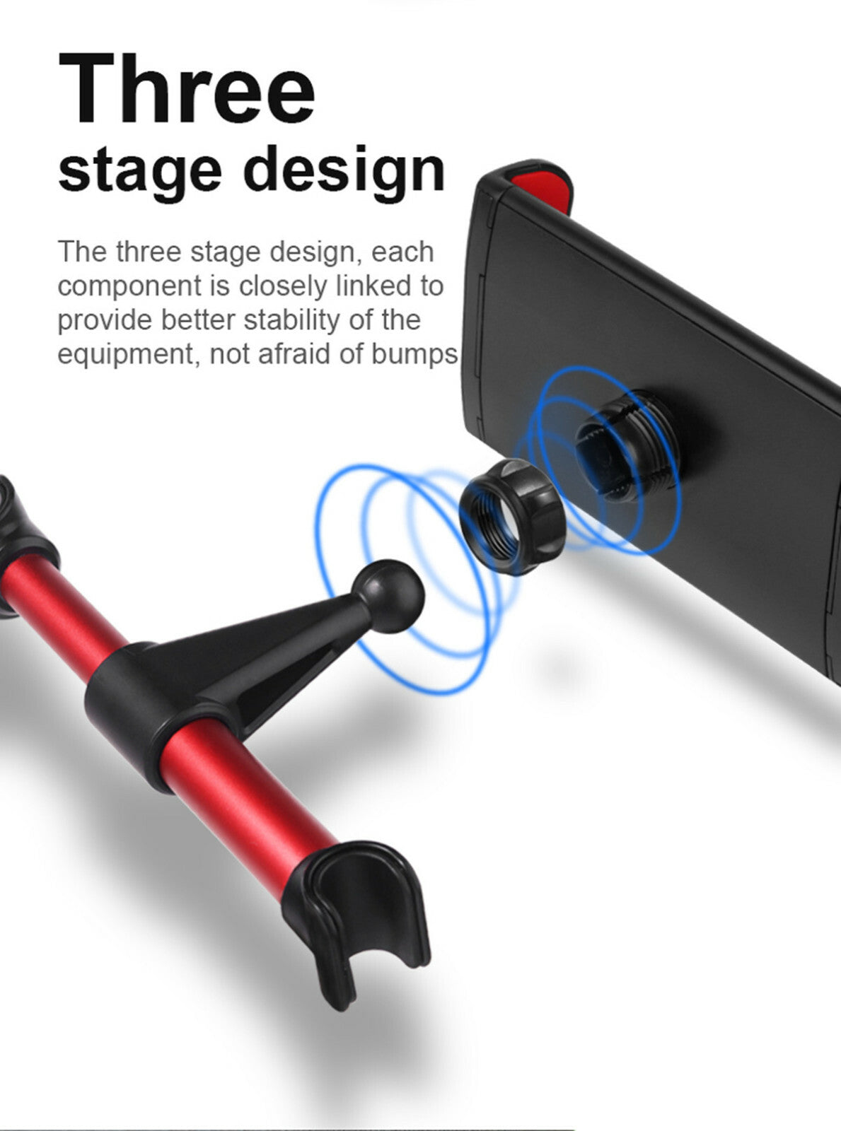 360¡ã Rotatable Accessory Car Headrest for Seat Holder Mount for 4 - 11 iPad Tablet